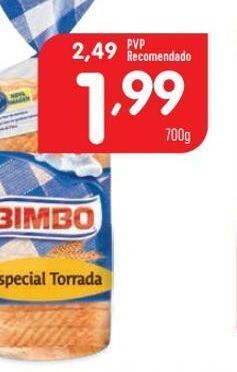 Minipreço Pão de forma bimbo promoção