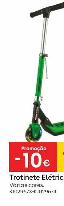 Trotinete elétrica rocket verde