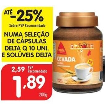 Cápsulas de café delta