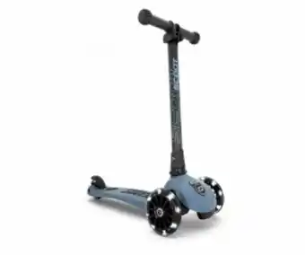 Patinete highwaykick three azul con luces led