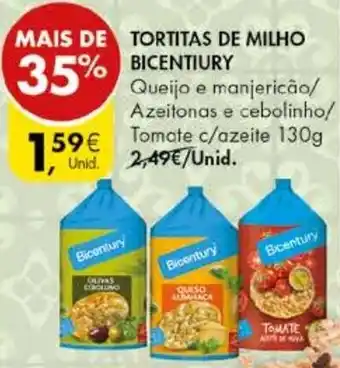 Pingo Doce Tortitas de Milho Bicentiury 130g promoção