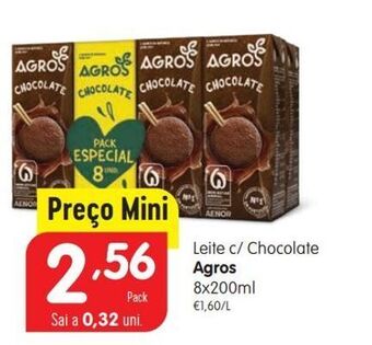Minipreço Achocolatado agros promoção