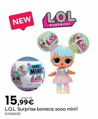 Toys R Us Lol surprise - sooo mini (vários modelos) promoção