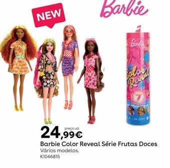 Barbie - frutas doces - boneca color reveal (vários modelos)