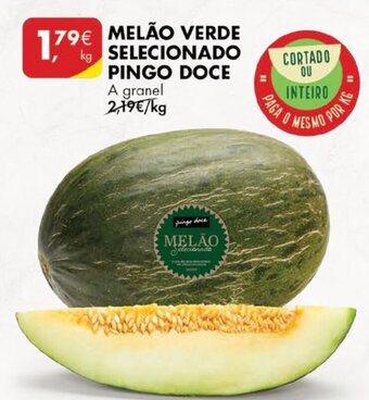 Pingo Doce Melão Verde Selecionado Pingo Doce 1kg promoção