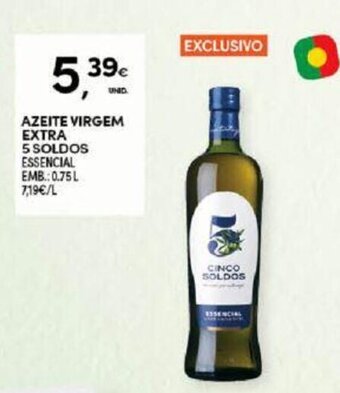 Continente Azeite Virgem Extra 5 Solidos 0.75L promoção