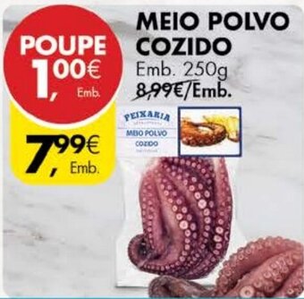 Pingo Doce Meio Polvo Cozido 250g promoção