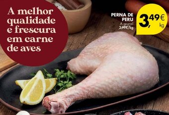 Pingo Doce Perna de Peru 1kg promoção