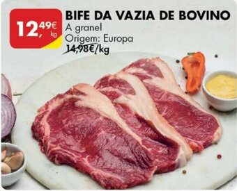 Pingo Doce Bife da Vazia de Bovino 1kg promoção