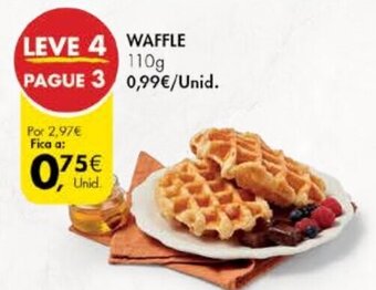 Pingo Doce Waffle 110g promoção