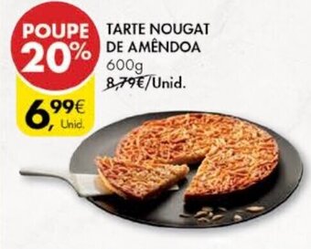 Pingo Doce Tarte Nougat de Amêndoa 600g promoção