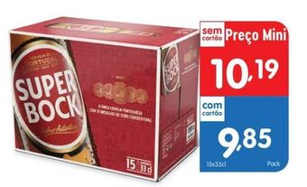 Minipreço Cerveja super bock promoção