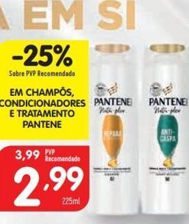 Minipreço Produtos para o cabelo pantene promoção