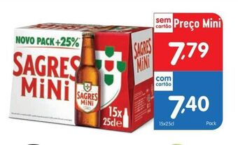 Minipreço Cerveja sagres mini promoção