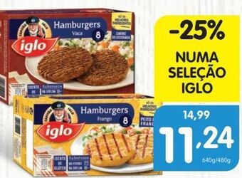 Minipreço Hambúrguer iglo promoção