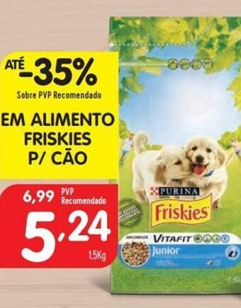 Minipreço Ração para cães friskies promoção