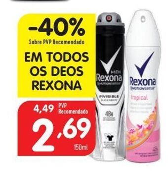 Minipreço Desodorizante rexona promoção