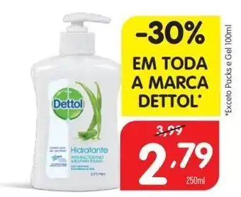 Minipreço Creme hidratante dettol promoção