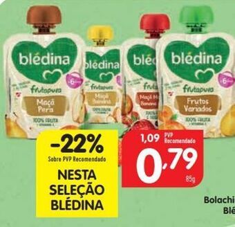 Minipreço Polpa de frutas blédina promoção