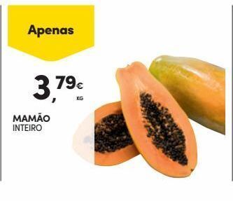 Continente Bom dia Mamão promoção