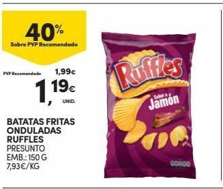 Continente Bom dia Batata chips ruffles promoção