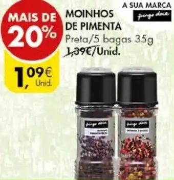 Pingo Doce Moinhos de Pimenta 35g promoção