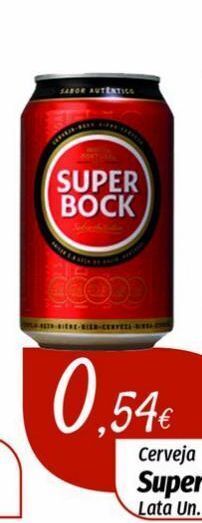 Miranda Supermercados Lata de cerveja super bock promoção