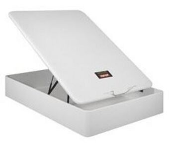 Conforama Sommier de madeira branco pikolin king box 3d iv promoção
