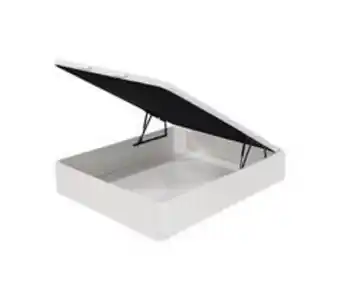 Base flex box branco - rebatível - cama com arrumação - roupeiro horizontal