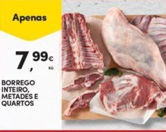 Continente Borrego Inteiro, Metades E Quartos 1kg promoção