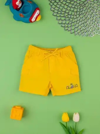 Prénatal Bermudas curtas bimbo giallo - prénatal promoção