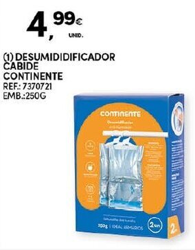 Desumidificador Cabide Continente 250g