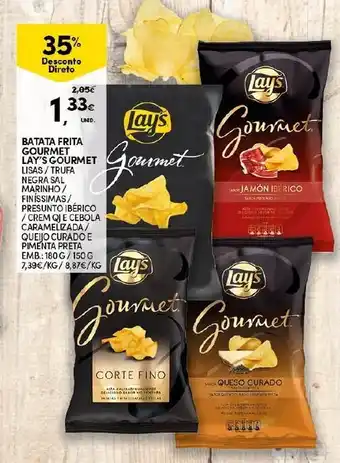 Continente Batata Frita Gourmet Lay's promoção