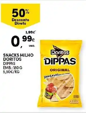 Continente Snacks Milho Doritos 180g promoção
