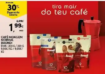 Continente Café Moagem Normal Buondi promoção