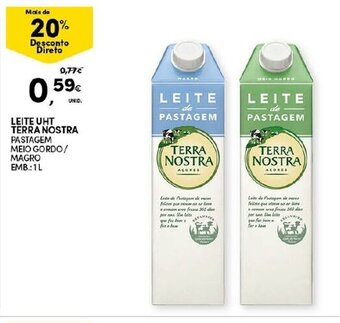 Leite UHT Terra Nostra 1L