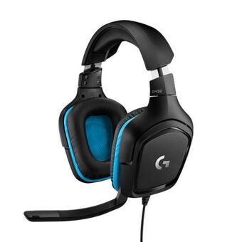 Auscultadores gaming logitech g432 7.1 surround blue