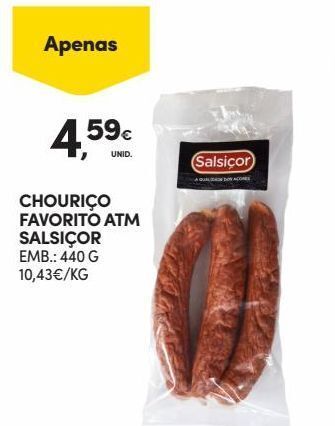 Continente Bom dia Chouriço promoção