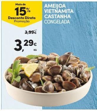 Continente Bom dia Marisco promoção