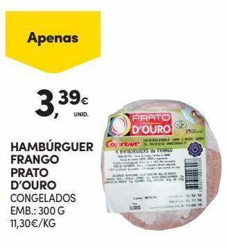 Hambúrguer de frango