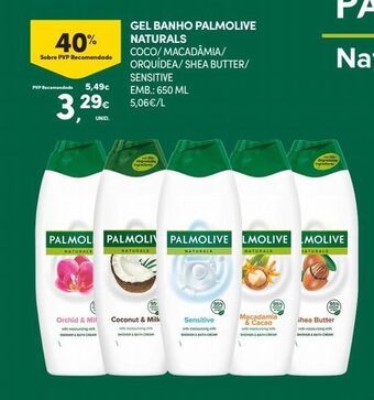 Gel de banho palmolive