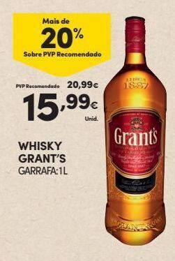 Continente Bom dia Uísque grant's promoção