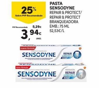 Pasta de dentes sensodyne