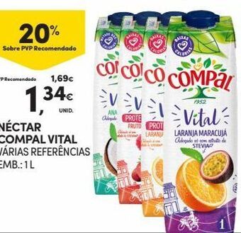 Continente Bom dia Néctar compal promoção