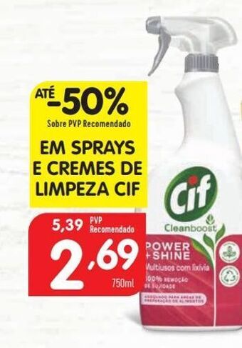 Minipreço Limpadores cif promoção