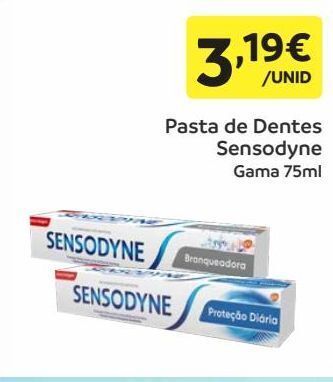 Pasta de dentes sensodyne
