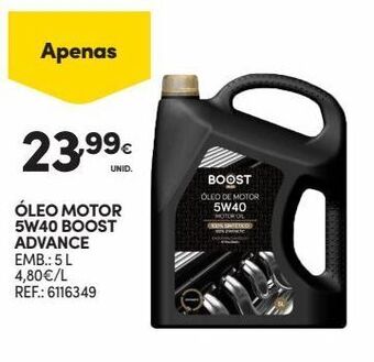 Óleo para motor boost