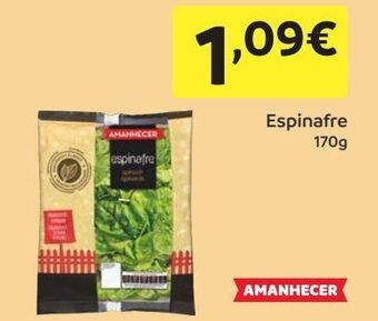 Amanhecer Espinafre amanhecer promoção