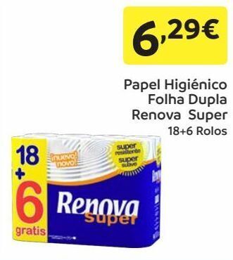 Amanhecer Papel higiênico renova promoção