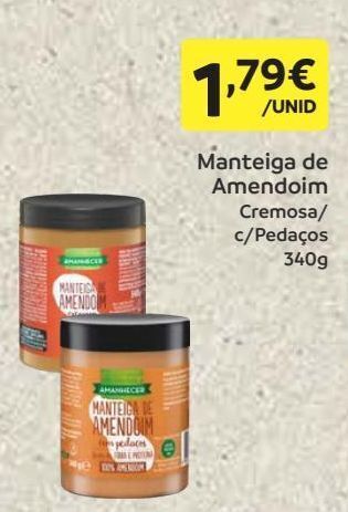 Amanhecer Creme de amendoim amanhecer promoção